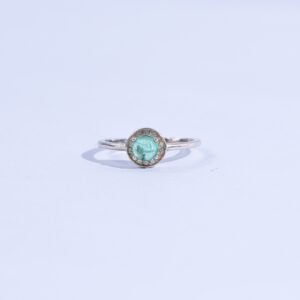 💎💍✨ Anillo de Plata Con Esmeralda Natural✨💍💎