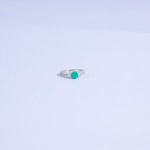 💎💍✨ Anillo de Plata Con Esmeralda Natural✨💍💎