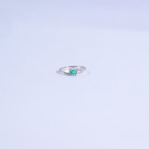 💎💍✨ Anillo de Plata Con Esmeralda Natural✨💍💎